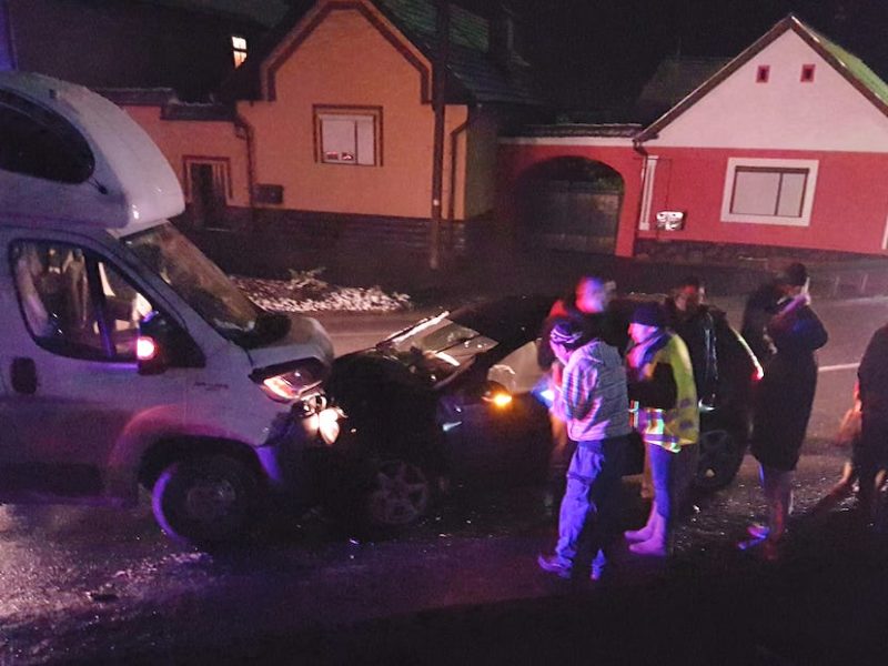 video foto accident la șeica mare. o persoană este rănită