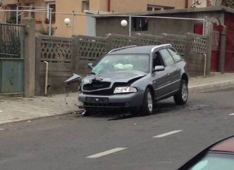 accident pe dj 142. un șofer a adormit la volan