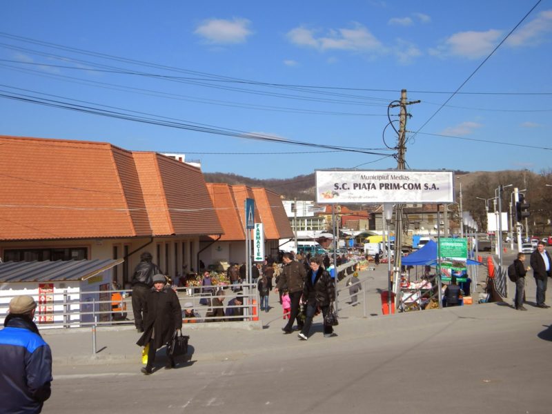mai multe chioșcuri vor fi amplasate în curtea pieței agroalimentare din mediaș