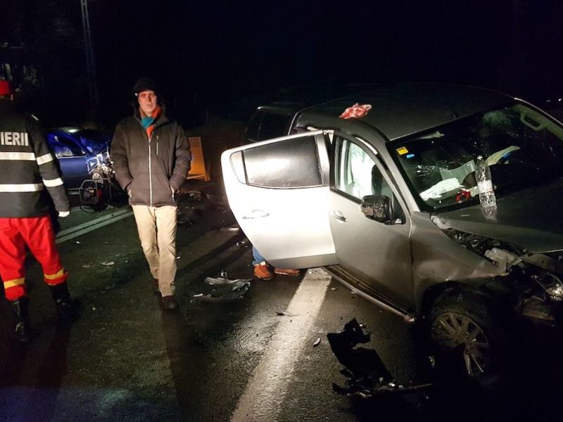 foto - accident grav la balota pe valea oltului. patru răniți