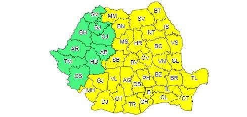 Avertizare cod galben de ninsori şi vând puternic în 32 de judeţe. Sibiul e şi el vizat 2 avertizare cod galben de ninsori şi vând puternic în 32 de judeţe. sibiul e şi el vizat