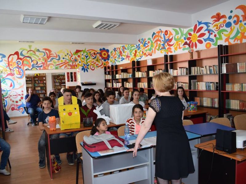 foto - concurs de colectare selectivă în cadrul proiectului ”orașul verde” la copșa mică