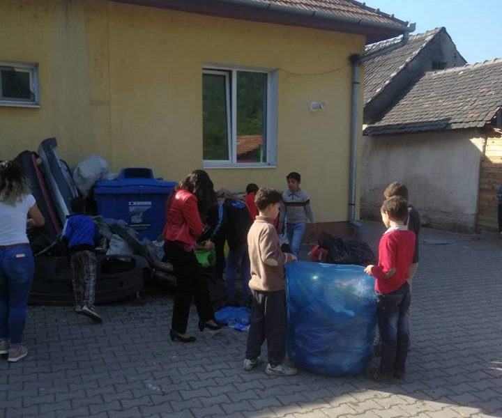 foto - concurs de colectare selectivă în cadrul proiectului "orasul verde", la copsa mica