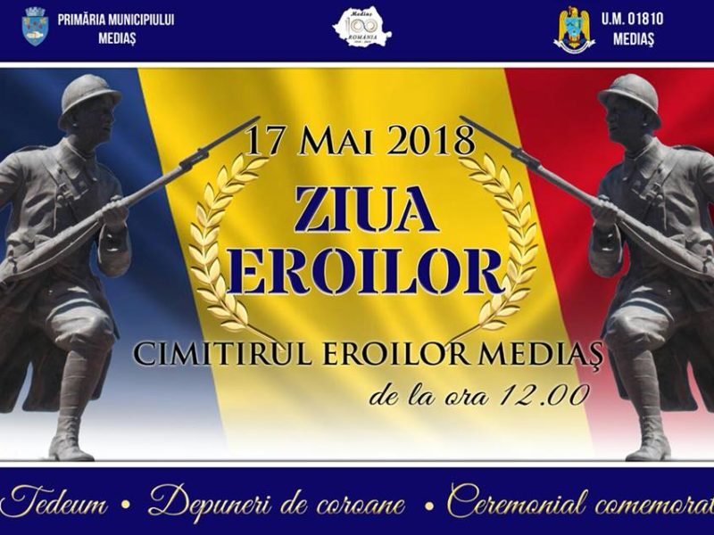 ceremonii militare și religioase ce vor marca ziua eroilor neamului, la mediaș
