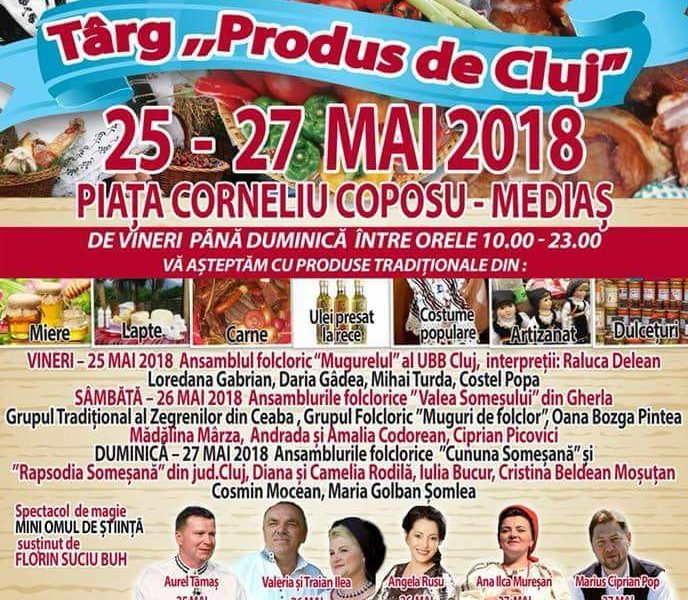 ”produs de cluj”, trei zile de sărbătoare în municipiul mediaș