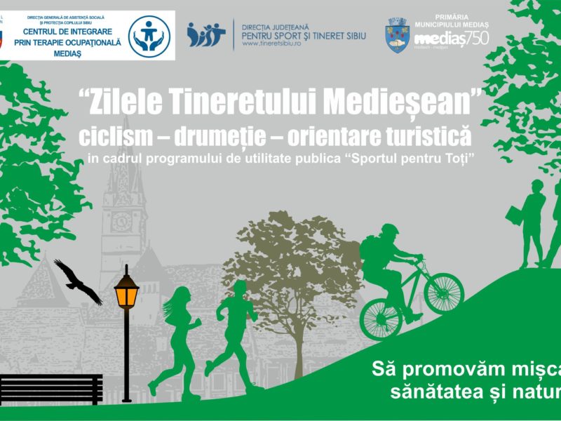 zilele tineretului medieșean la ciclism, drumeție și orientare turistică. te-ai înscris?