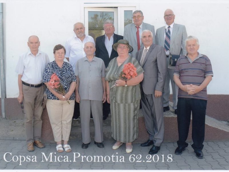 revedere emoționantă, după 56 de ani - promoția 1962 de la copșa mică