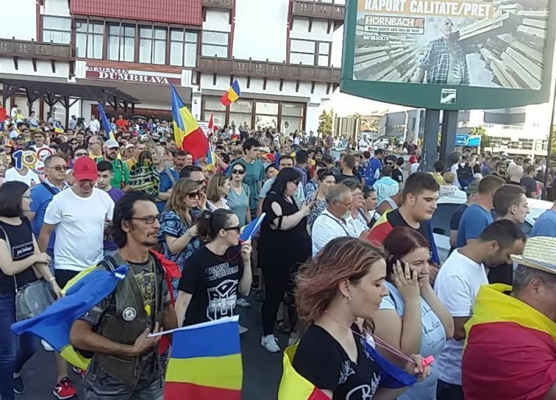 live video: a doua zi de proteste la sibiu
