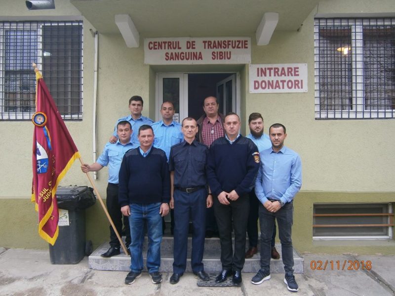 pompierii voluntari din copșa mică au donat sânge