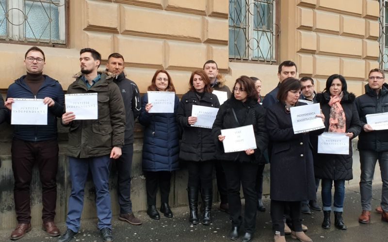 judecătorii și procurorii din sibiu continuă protestele și săptămâna viitoare