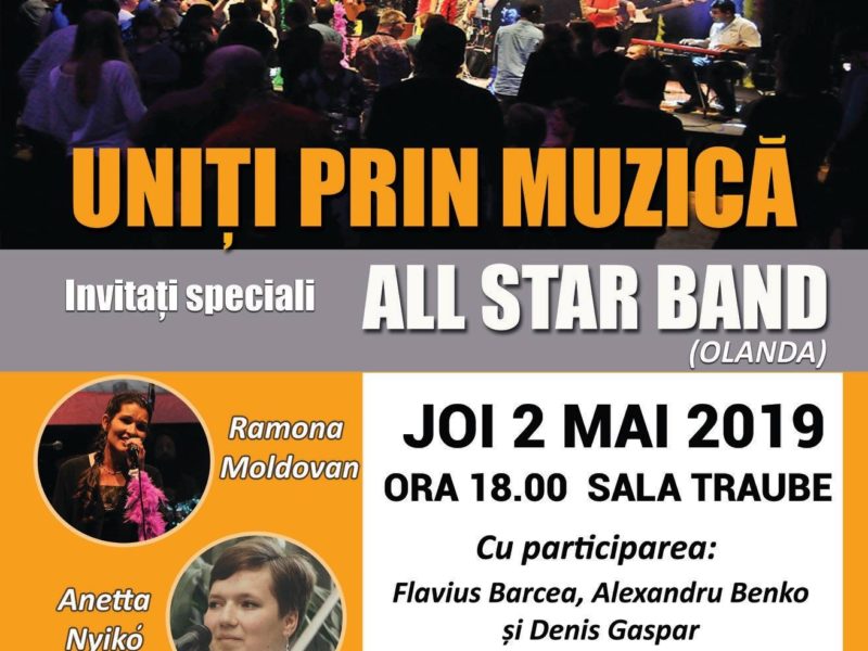 all star band concertează în luna mai la mediaș