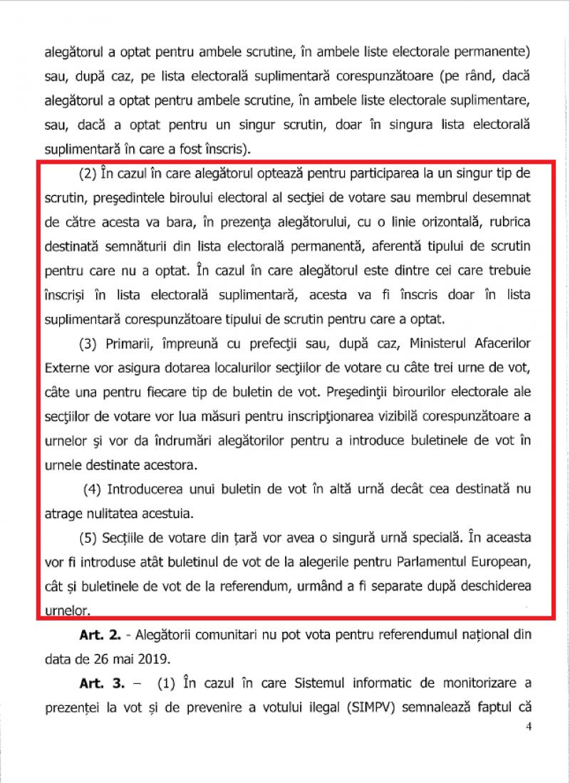 anunț de ultimă oră făcut de biroul electoral central: trei buletine, trei urne