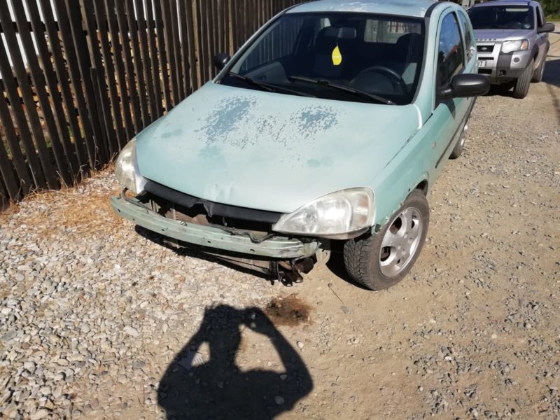 foto fără permis, băută și pusă pe scandal, a intrat cu mașina în gard