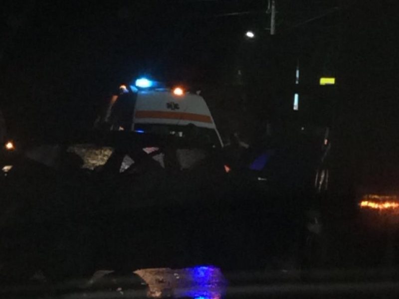 foto accident grav la slimnic. cinci persoane rănite