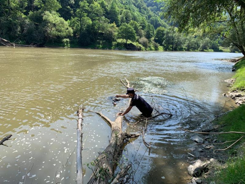foto - o femeie a murit înecată în olt, la boița
