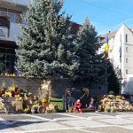 galerie foto: ziua recoltei și vremea bună au scos medieșenii afară din case