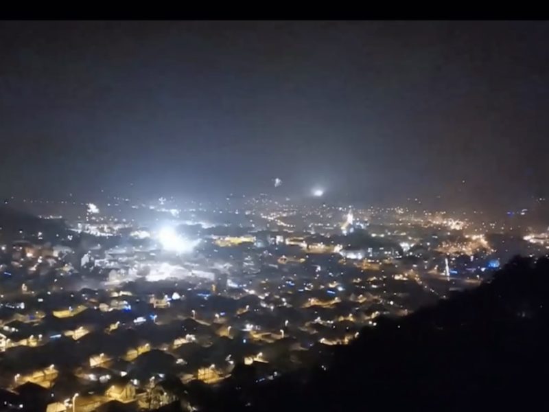 foto video la mulți ani, mediaș! spectacol de artificii în noaptea de anul nou 2020