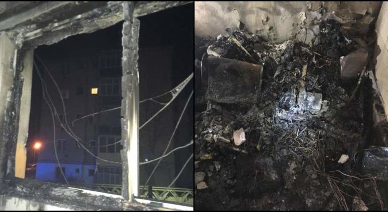 foto incendiu devastator la un apartament - treisprezece persoane au ajuns la spital