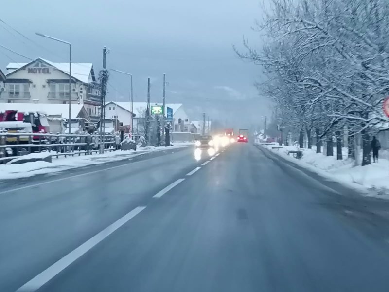 trafic în condiții de iarnă, în județul sibiu - recomandările politiștilor