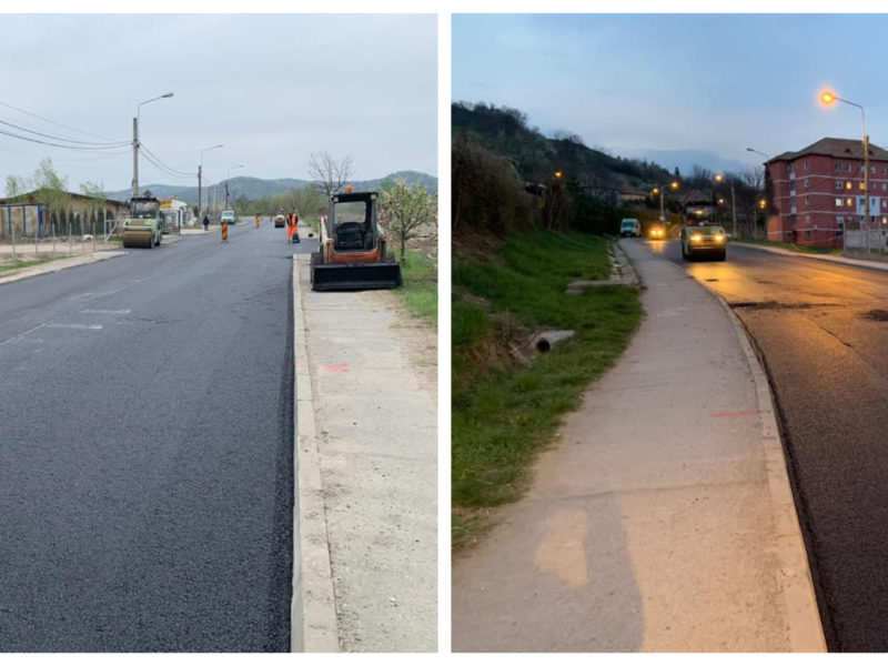 foto veste bună pentru șoferi - varianta mediașului va fi asfaltată până la pod