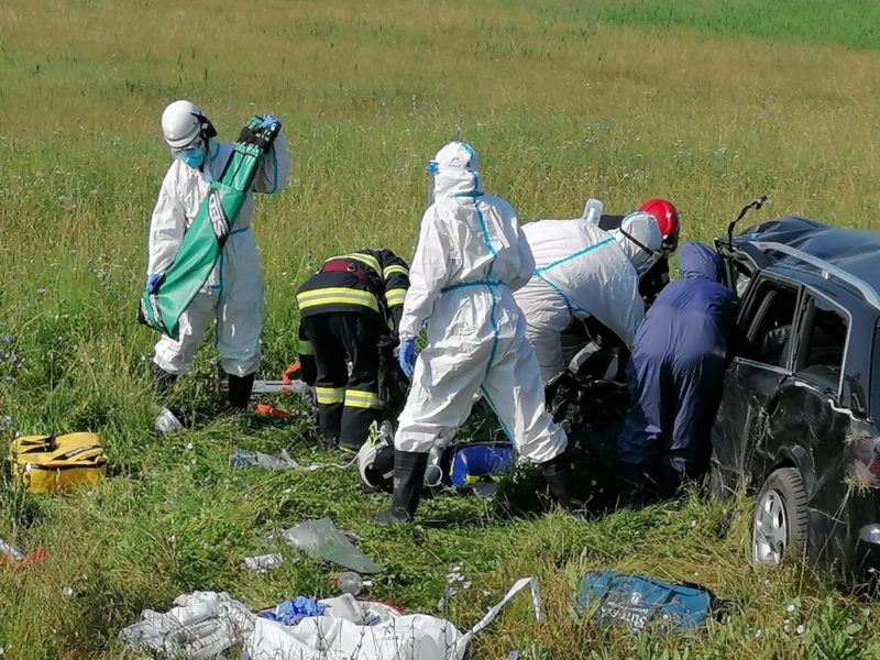 foto accident grav între loamneș și alomar - ambii șoferi au fost răniți
