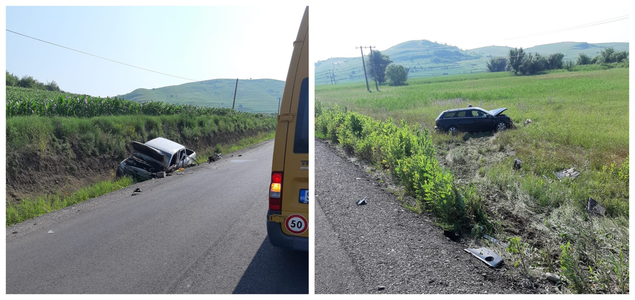 FOTO Accident grav între Loamneș și Alomar - Ambii șoferi au fost răniți 2 foto accident grav între loamneș și alomar - ambii șoferi au fost răniți
