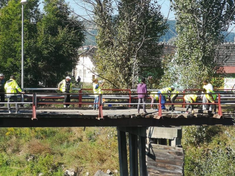 foto podul vechi spre târnavioara va fi demolat - recomandările autorităților