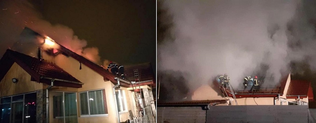 izbucnirea incediului din sibiu. cauza? hornul necorespunzator!