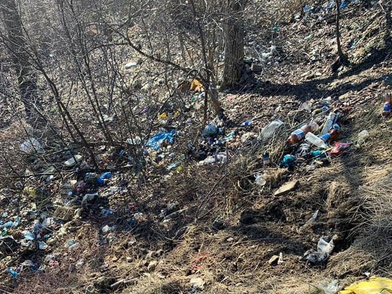foto hula baznei curățată de gunoaie - ecologizarea continuă la mediaș