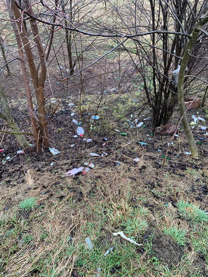 foto hula baznei curățată de gunoaie - ecologizarea continuă la mediaș