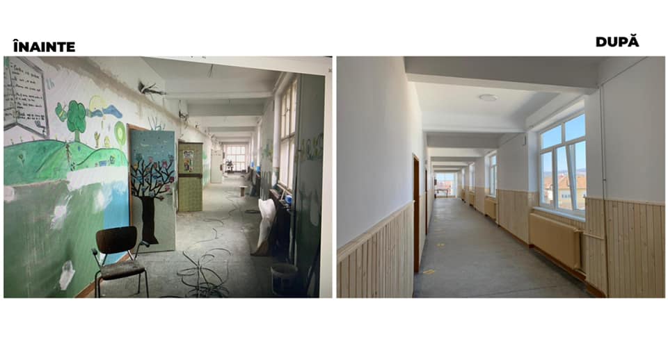 renovări la școala gimnazială nr.6 din mediaș - este de nerecunoscut