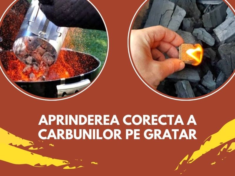 cum aprindem si asezam carbunii pe gratar?