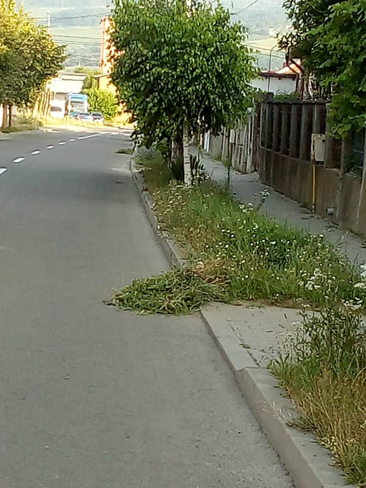 foto: se curăță rigolele în tot mediașul
