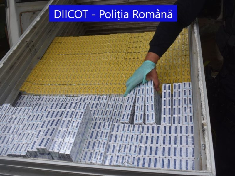 foto percheziţii în sibiu la contrabandişti de ţigări şi alcool