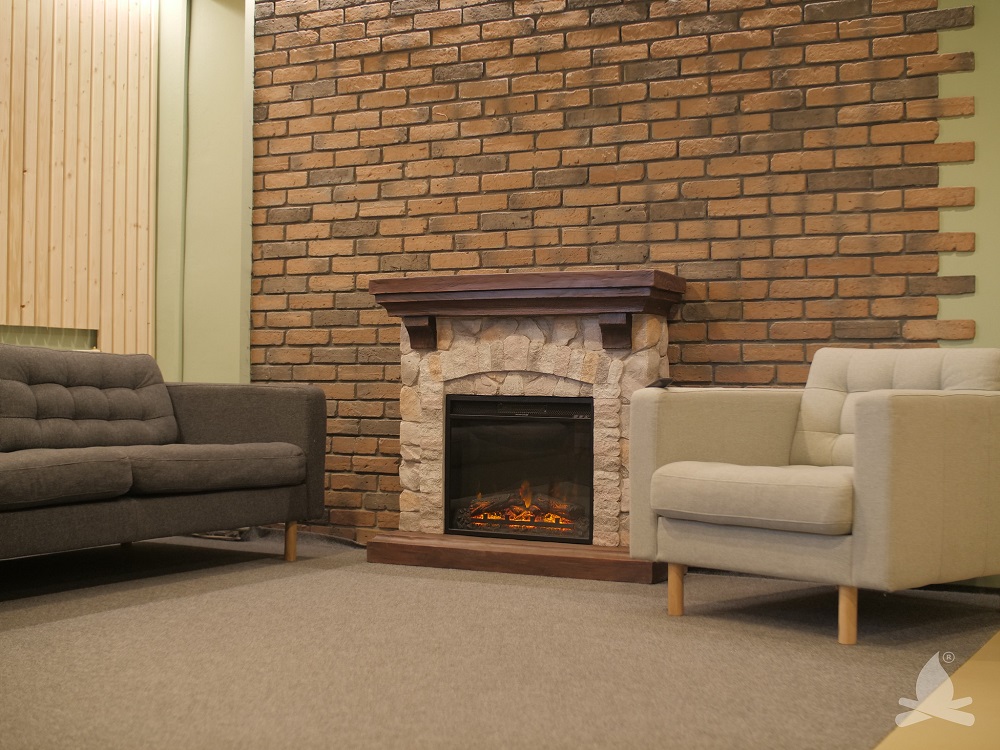 idei faine pentru amenajarea livingului cu un semineu electric!