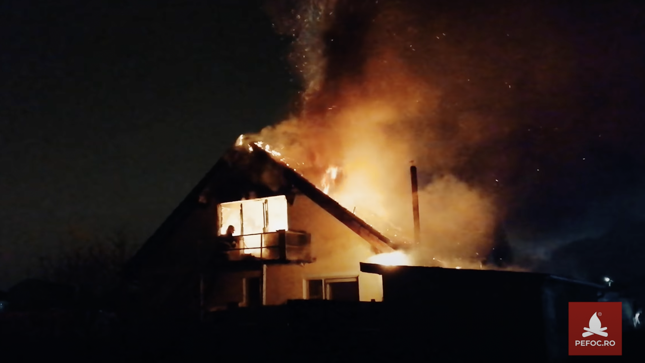 incendiu in sibiu din cauza unei improvizatii la cosul de fum!