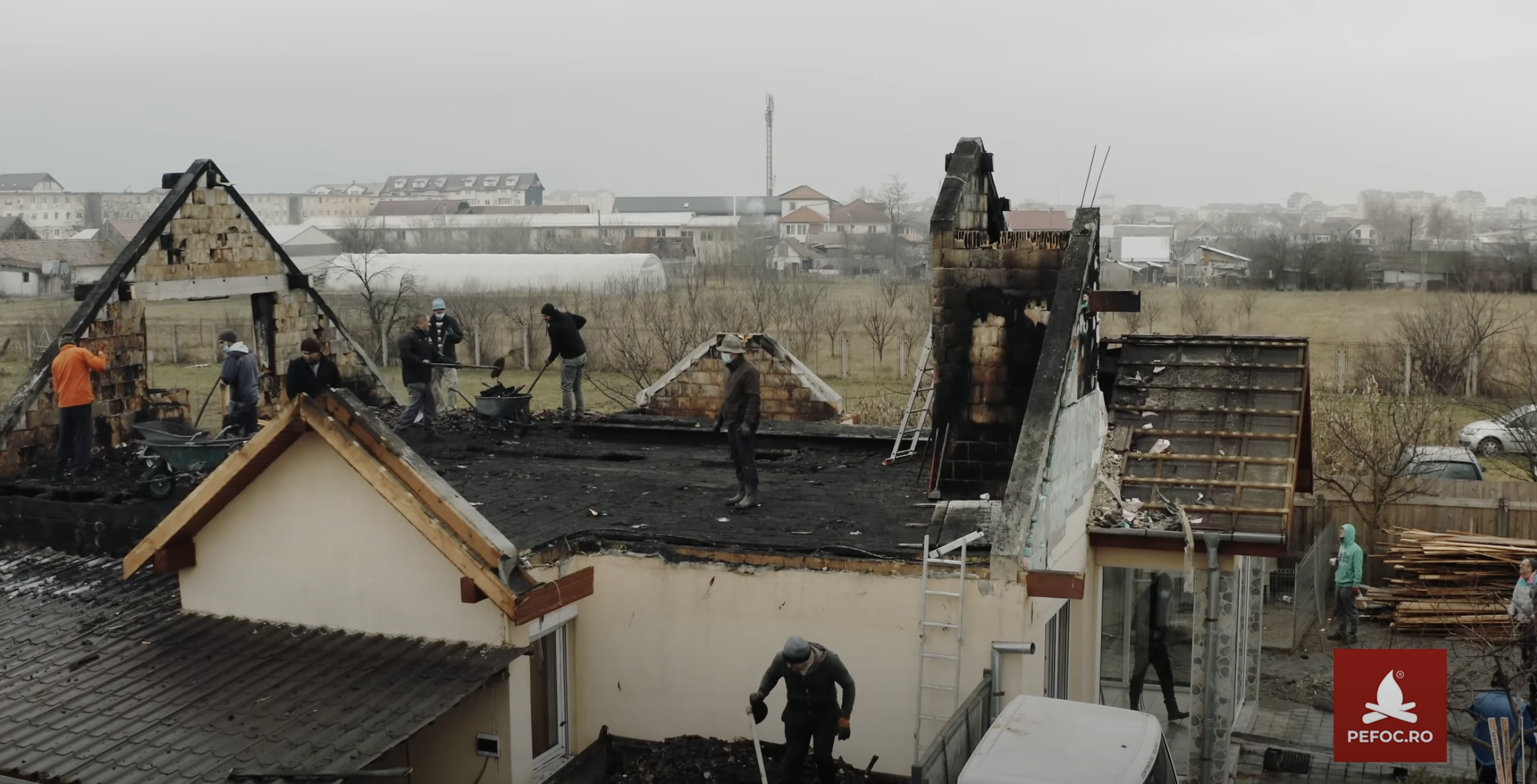 incendiu in sibiu din cauza unei improvizatii la cosul de fum!