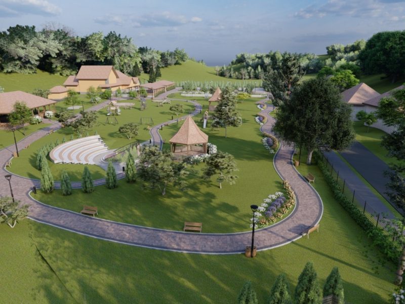 foto cum va arata noul loc de joacă de la hanul greweln - primăria a semnat contracul de modernizare