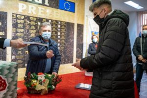 voluntarii medieșeni premiați la sediul primăriei