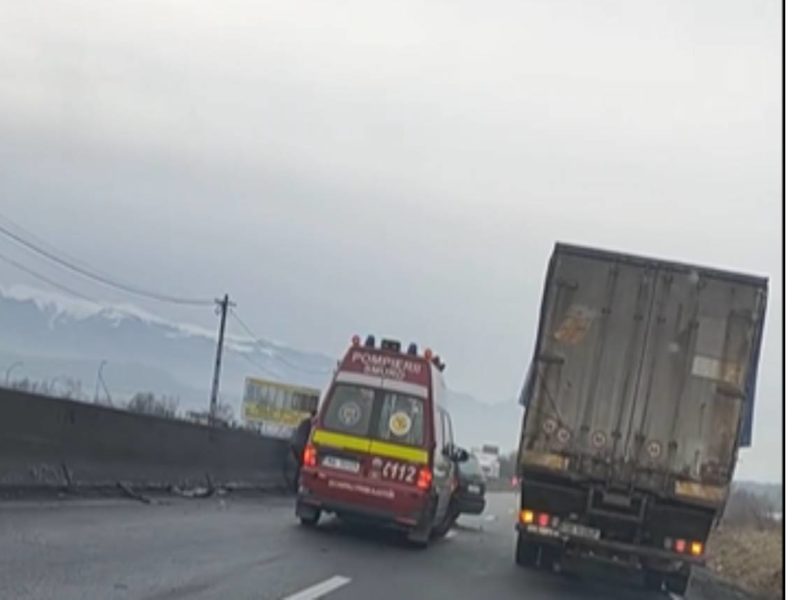 foto accident pe dn1 la veștem - o persoană a ajuns la spital
