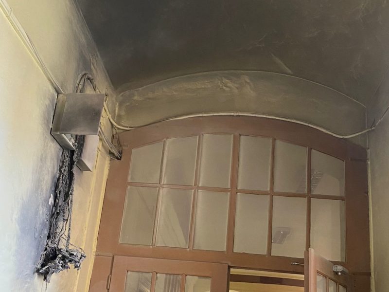 foto incendiu la liceul timotei cipariu din dumbrăveni - o elevă a avut nevoie de îngrijirea medicilor