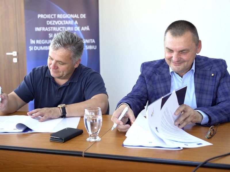 rețeaua de apă și canalizare din dumbrăveni va fi reabilitată cu bani europeni