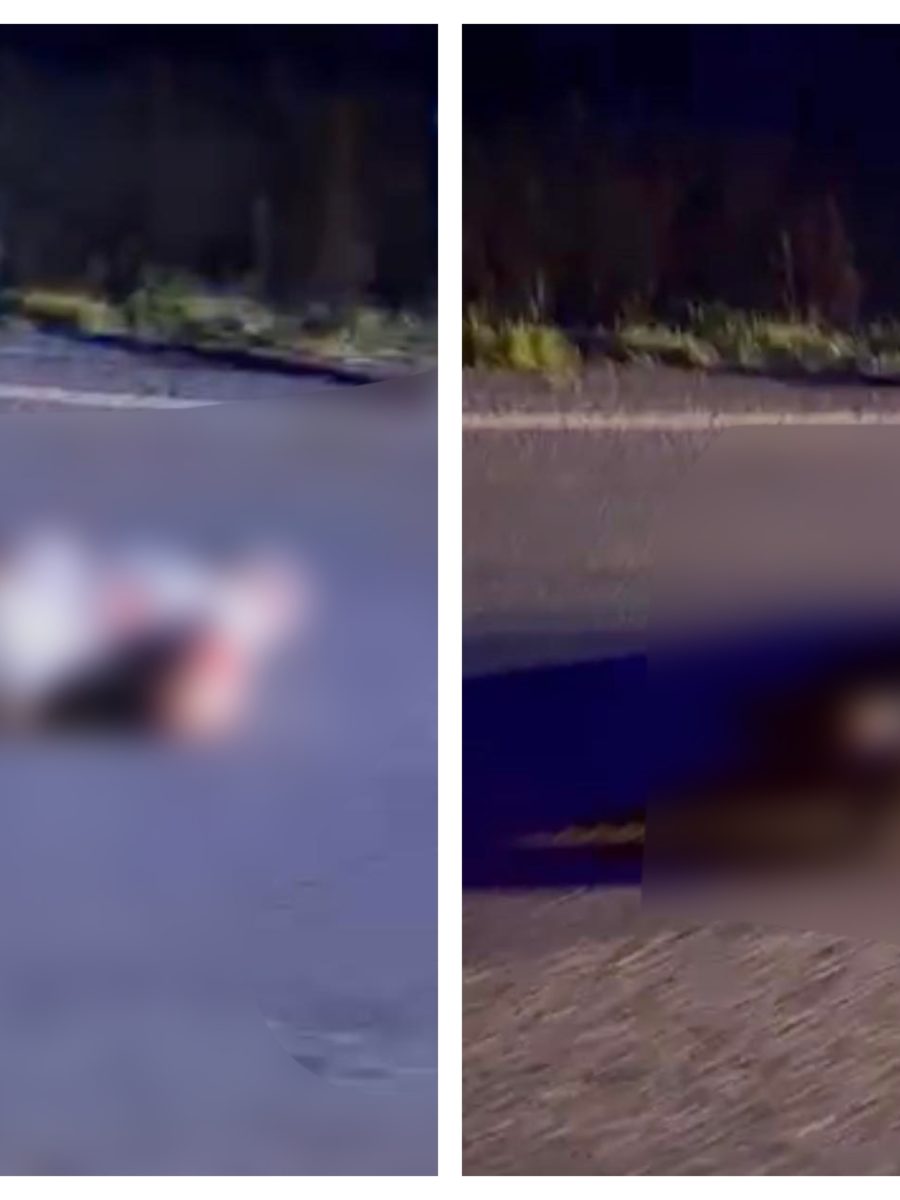 VIDEO Biciclist rănit grav de un autoturism pe DN14 la ieșire din Brateiu