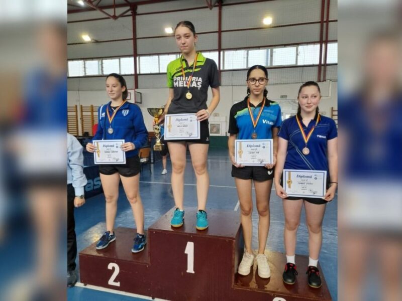 mara moca, cea mai bună jucătoare de tenis de masă din țară la junioare 2