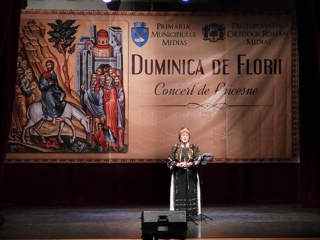 Veta Biriș, Costel Popa și Luminița Dejan au încântat publicul din Mediaș cu cântece religioase în Duminica de Florii 4 veta biriș, costel popa și luminița dejan au încântat publicul din mediaș cu cântece religioase în duminica de florii