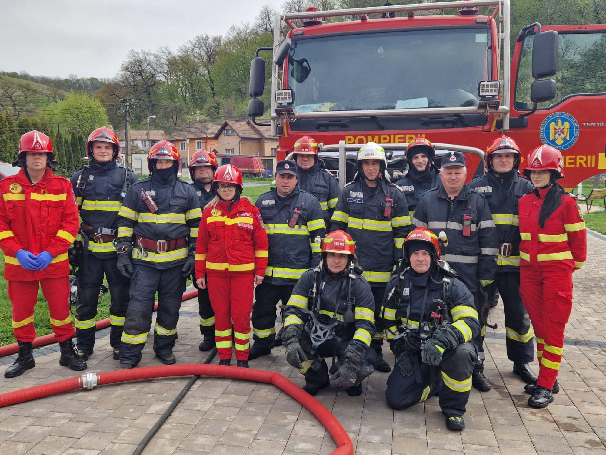 foto simulare de incendiu vineri la hanul greweln