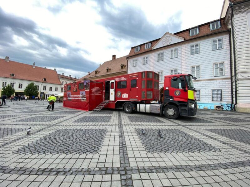 caravana smurd ajunge vineri la sibiu