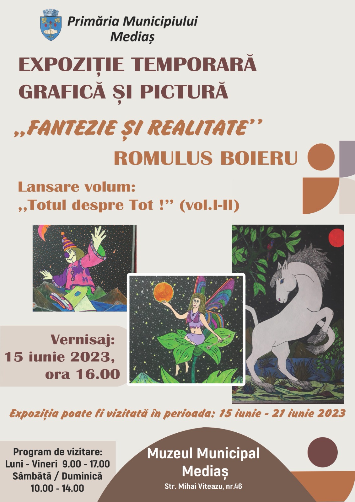 Expoziţie temporară de grafică și pictură joi la Muzeul Municipal - Vor fi expuse peste 200 de lucrări 2 expoziţie temporară de grafică și pictură joi la muzeul municipal - vor fi expuse peste 200 de lucrări