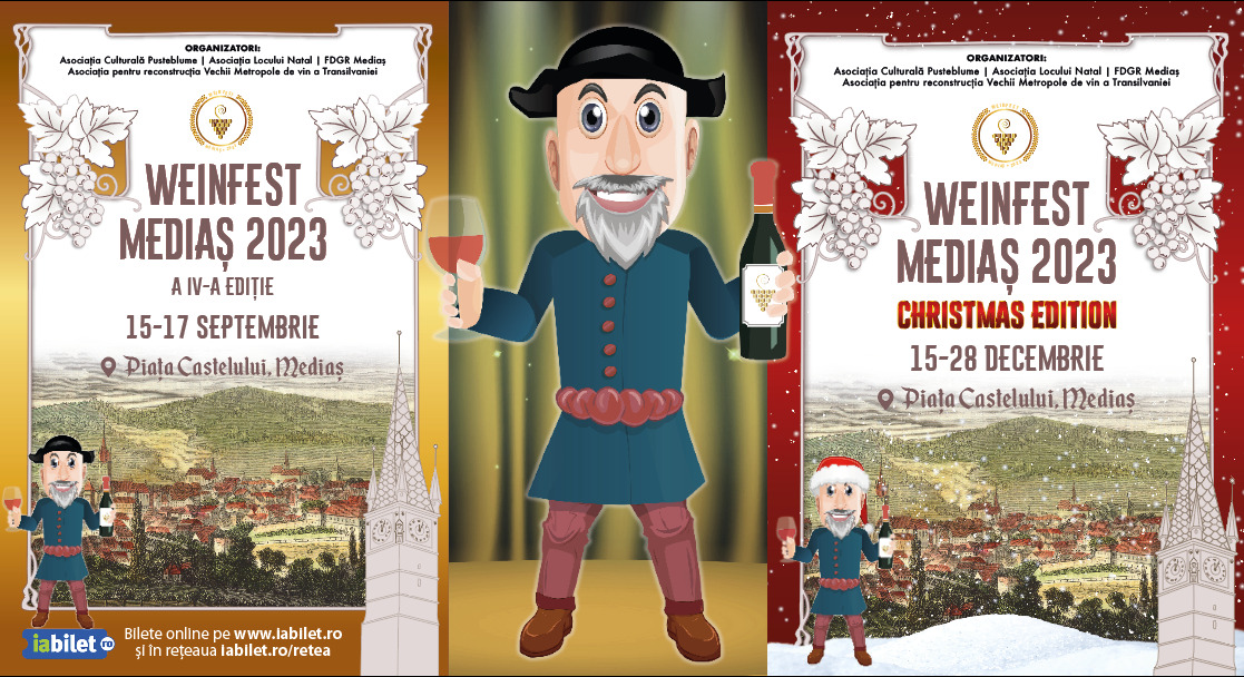 Weinfest Medias. Două evenimente anuale de degustare în curtea castelului 2 weinfest medias. două evenimente anuale de degustare în curtea castelului