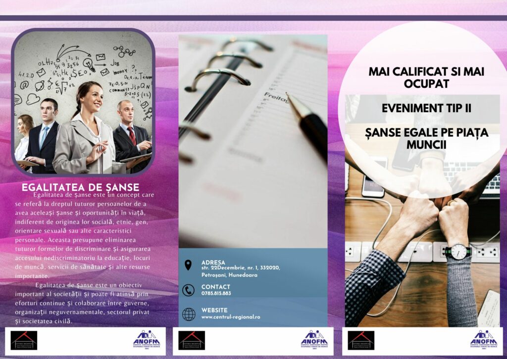 Conferință „Șanse Egale pe Piața Muncii” la Mediaș – 21 august, ora 13.30 2 conferință „șanse egale pe piața muncii” la mediaș – 21 august, ora 13.30